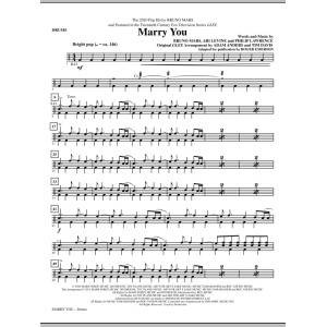 Marry You - Drums