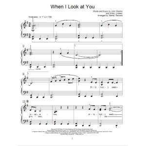 When I Look At You