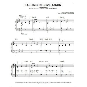 Falling In Love Again (Can't Help It)