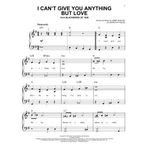 I Can't Give You Anything But Love