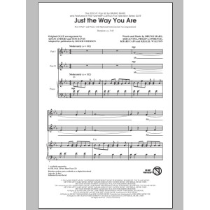 Just The Way You Are (from Glee) (arr. Roger Emerson)
