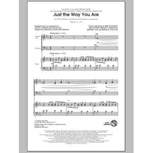 Just The Way You Are (from Glee) (arr. Roger Emerson)