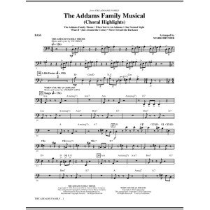 The Addams Family Musical (Choral Highlights) - Bass
