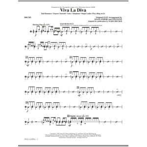 Viva La Diva! (Medley featuring Songs from Glee) - Drums