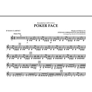 Poker Face - Bb Bass Clarinet