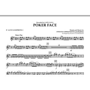 Poker Face - Eb Alto Saxophone 2