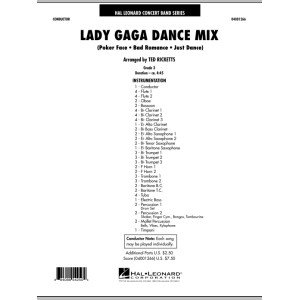 Lady Gaga Dance Mix - Full Score