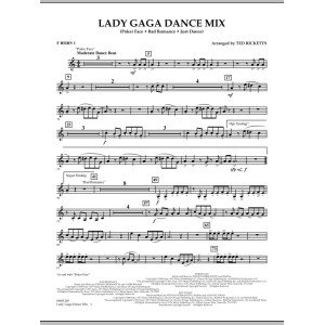 Lady Gaga Dance Mix - F Horn 1