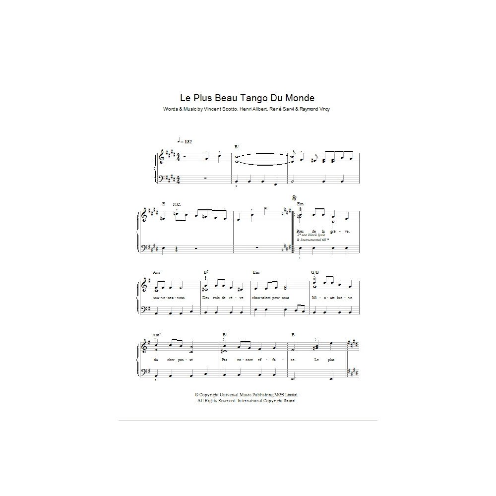 Le Plus Beau Tango Du Monde