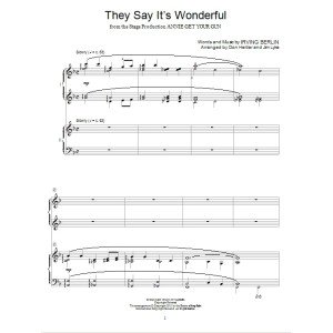 They Say It's Wonderful