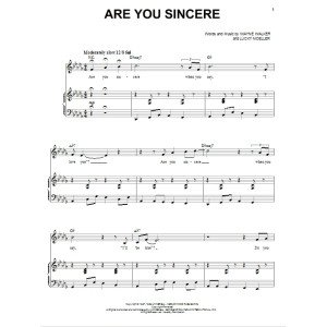 Are You Sincere