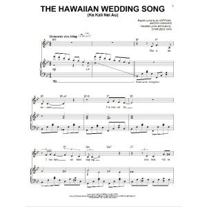 The Hawaiian Wedding Song (Ke Kali Nei Au)