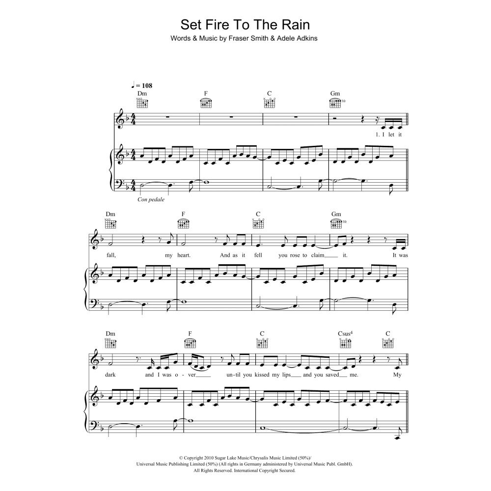 Set Fire To The Rain