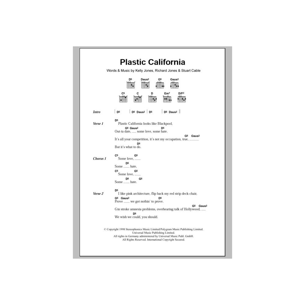 Plastic California