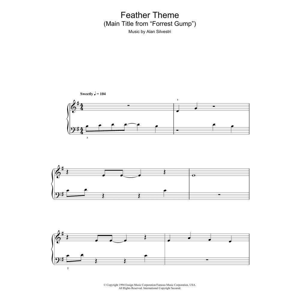 Forrest Gump - Main Title (Feather Theme)