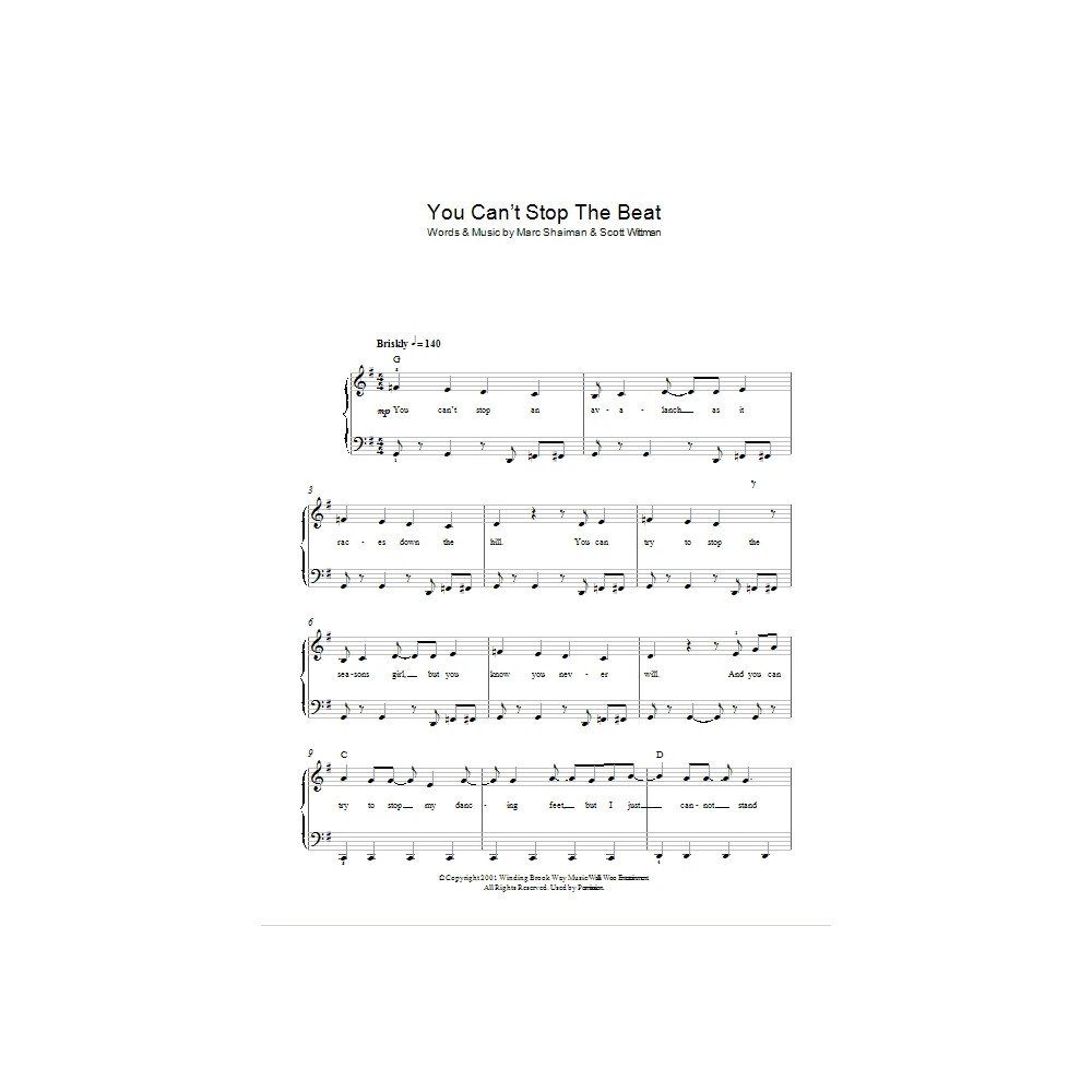 You Can''t Stop The Beat