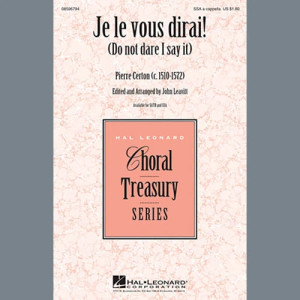 Je Le Vous Dirai