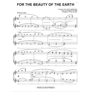 For The Beauty Of The Earth [Classical version] (arr. Phillip Keveren)