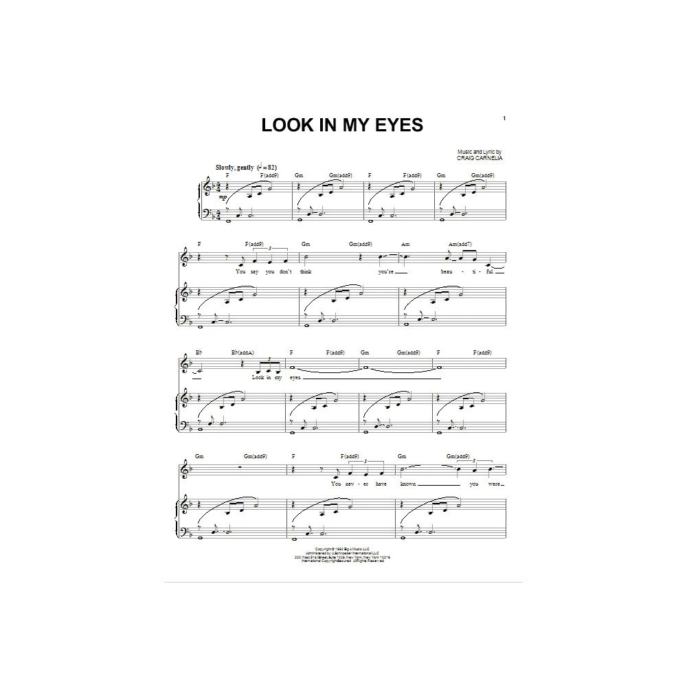 Look In My Eyes
