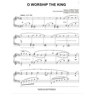 O Worship The King [Classical version] (arr. Phillip Keveren)