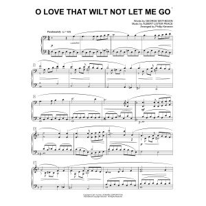 O Love That Wilt Not Let Me Go [Classical version] (arr. Phillip Keveren)
