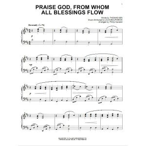 Praise God, From Whom All Blessings Flow [Classical version] (arr. Phillip Keveren)