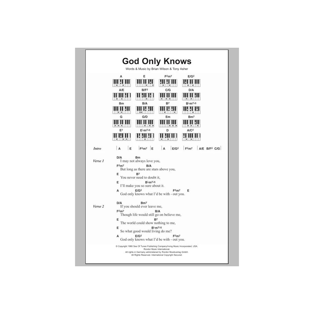 God Only Knows
