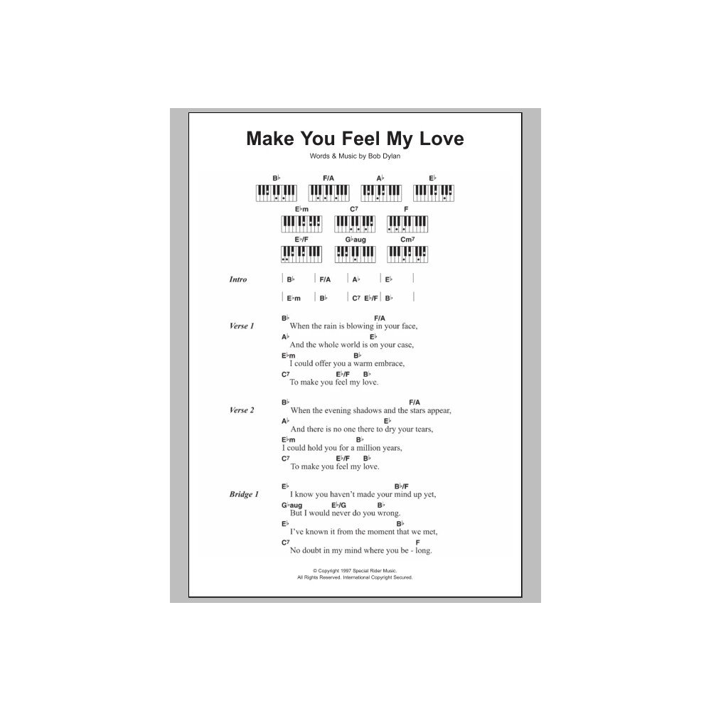 Make You Feel My Love