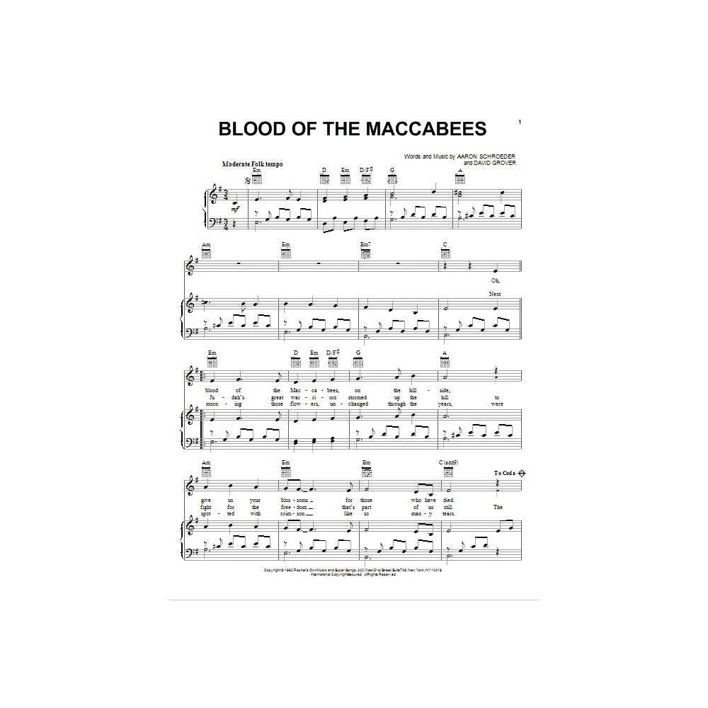 Blood Of The Maccabees