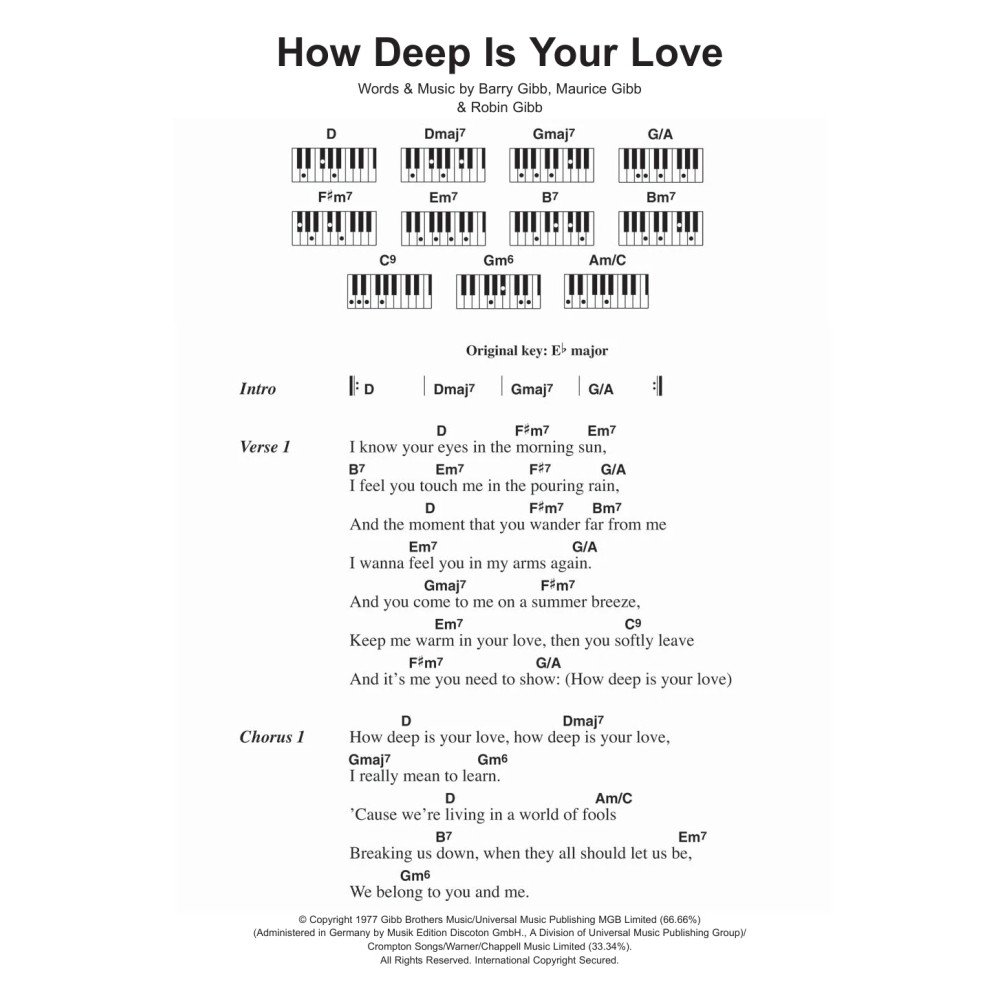 How Deep Is Your Love
