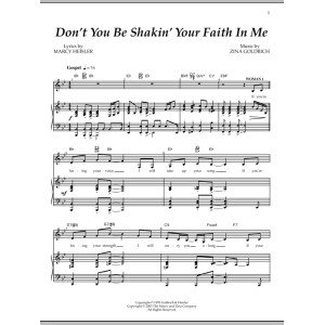 Don't You Be Shakin' Your Faith In Me