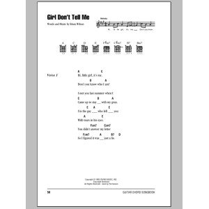Girl Don''t Tell Me
