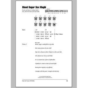 Blood Sugar Sex Magik