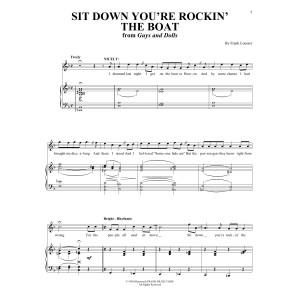 Sit Down You're Rockin' The Boat