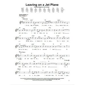 Leaving On A Jet Plane