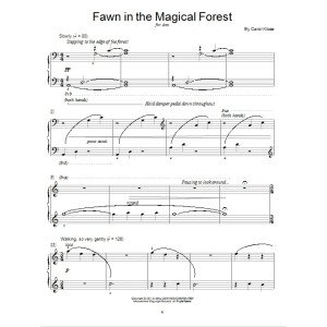 Fawn In The Magical Forest
