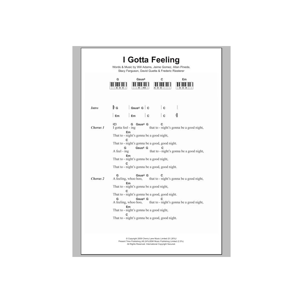I Gotta Feeling