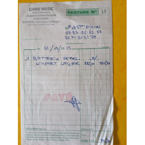 Pearl Batterie Export Lacquer