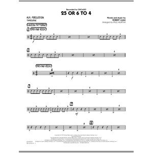 25 Or 6 To 4 - Aux Percussion