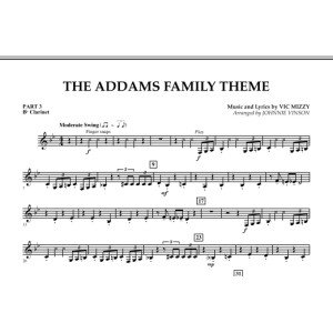 The Addams Family Theme - Pt.3 - Bb Clarinet