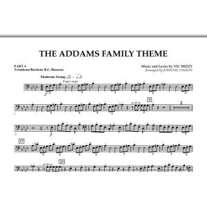 The Addams Family Theme - Pt.4 - Trombone/Bar. B.C./Bsn.