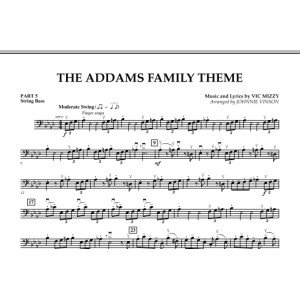 The Addams Family Theme - Pt.5 - String/Electric Bass