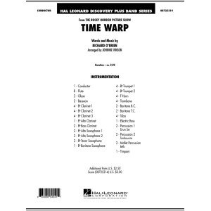 Time Warp (from "The Rocky Horror Picture Show") - Full Score