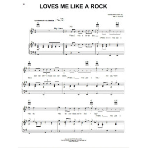 Loves Me Like A Rock