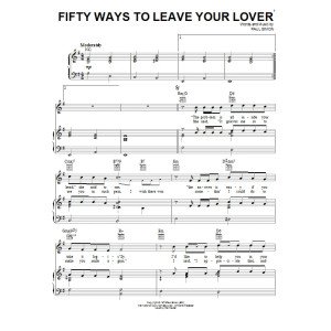 Fifty Ways To Leave Your Lover