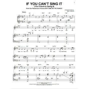 If You Can't Sing It (You'll Have To Swing It)