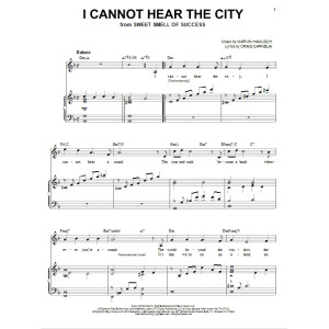 I Cannot Hear The City