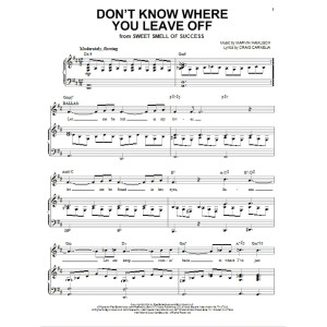 Don't Know Where You Leave Off