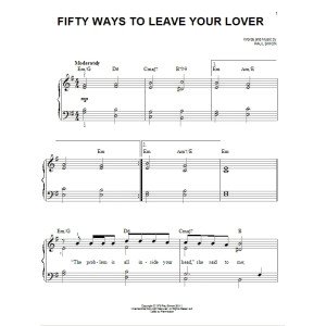 Fifty Ways To Leave Your Lover