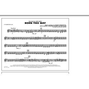 Born This Way - Eb Baritone Sax